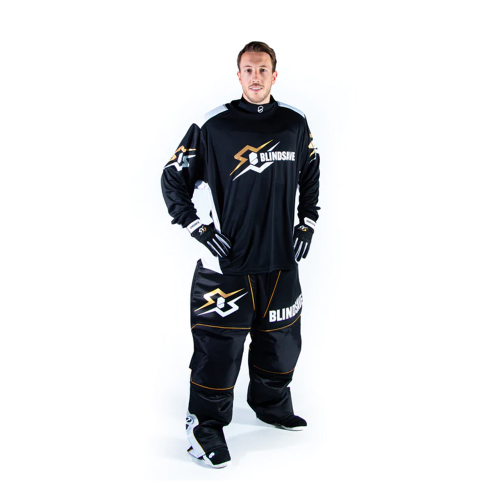 Blindsave Goalie Pants - X - black/white - Billede 3
