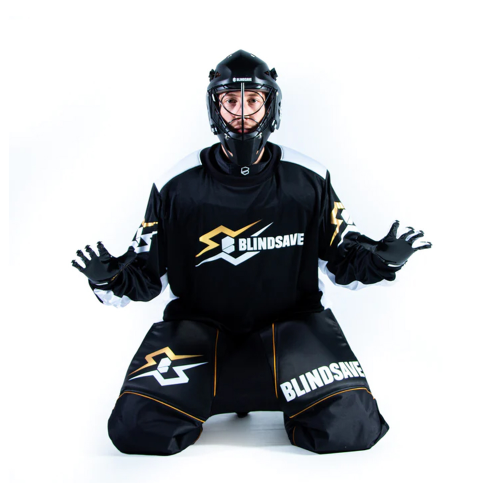 Blindsave Goalie Pants - X - black/white - Billede 5