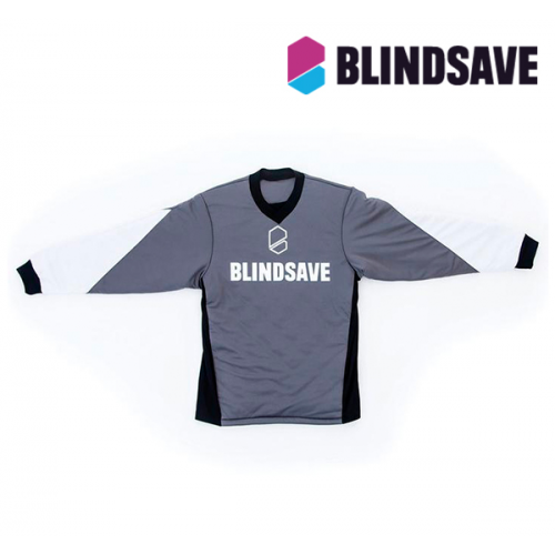 Blindsave Kids Padded Goalie Jersey - grey - Billede 2