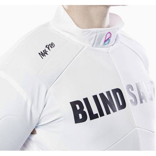 Blindsave Samurai Chest Armor Rebound Control (L/S) MAX PRO - Målmandspanser - white - Billede 2