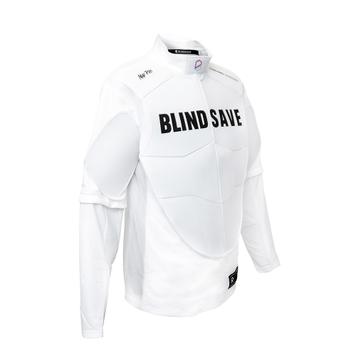 Blindsave Samurai Chest Armor Rebound Control (L/S) MAX PRO - Målmandspanser - white - Billede 6