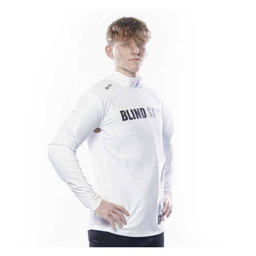 Blindsave Samurai Chest Armor Rebound Control (L/S) MAX PRO - Målmandspanser - white - Billede 8