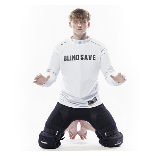 Blindsave Samurai Chest Armor Rebound Control (L/S) MAX PRO - Målmandspanser - white - Billede 9