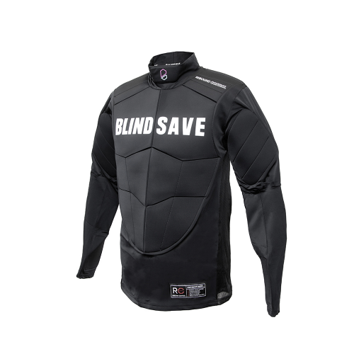 Blindsave Samurai Chest Armor Rebound Control (L/S) - Målmandspanser - black - Billede 3