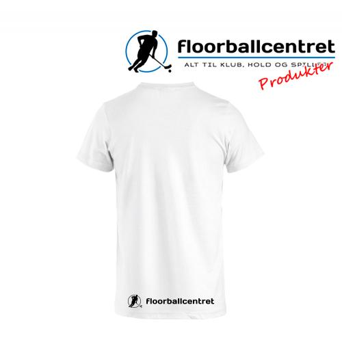 Floorballcentret T-shirt - Floorball Til Jeg Dør - hvid - Billede 2