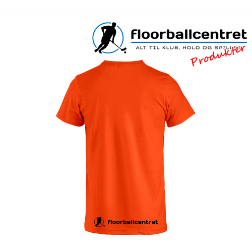 Floorballcentret T-shirt - Spooky Scary Floorball Season - orange - Billede 2