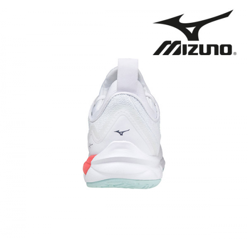 Mizuno Wave Luminous 2 Dame white/obsidian/cayenne - Billede 5