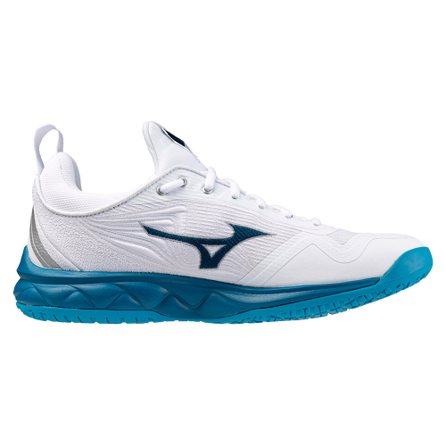 Mizuno Wave Luminous 2 Herre white/blue - Billede 2