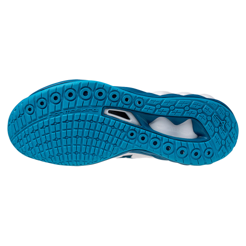 Mizuno Wave Luminous 2 Herre white/blue - Billede 4
