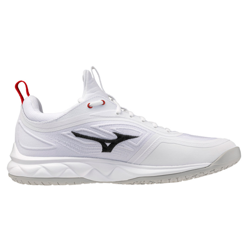 Mizuno Wave Luminous 3 Herre white/black/fiery red - Billede 4