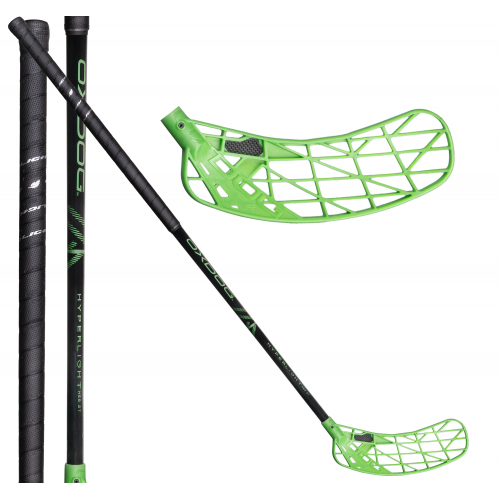 Oxdog Hyperlight HES 27 Sweoval gn - Floorballstav