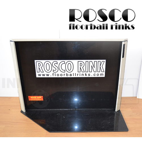 Rosco Floorball Bande Stykker - 4 stk. Splitter Hjørner, hvid - Billede 2