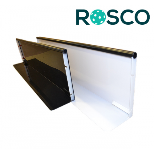 Rosco Floorball Bande Stykker - Black Pipe - 2 meter bandestykke, sort - Billede 2