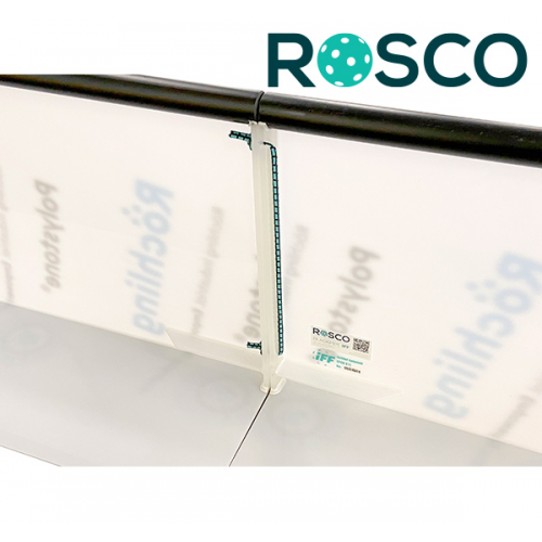 Rosco Floorball Bander - Blackpipe - MotionsFloorball bane 10x20 meter, hvid - IFF Godkendte - Billede 6