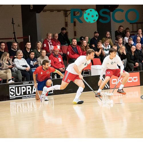 Rosco Floorball Bander - SUPRA - Fullsize bane 20x40 meter, hvid - IFF Godkendte - Billede 5