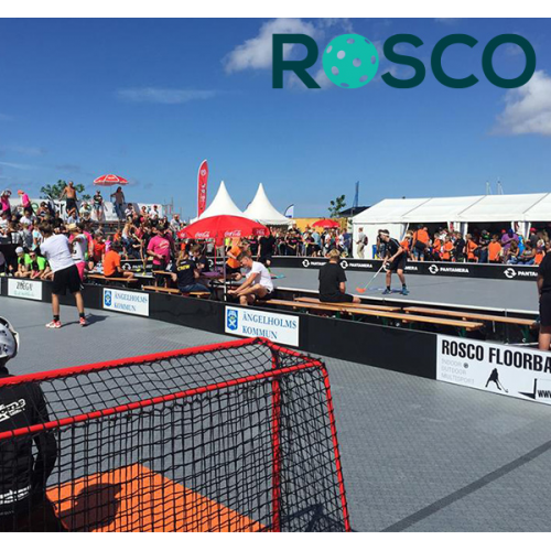 Rosco Floorball Bander - SUPRA - Fullsize bane 20x40 meter, hvid - IFF Godkendte - Billede 6