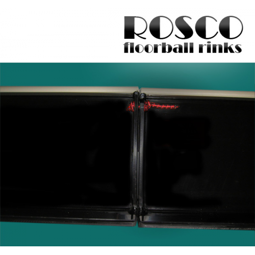Rosco Wheelchair Floorball/Hockey Bande - 20 cm i Højden - 16x26 meter, hvid - Billede 3