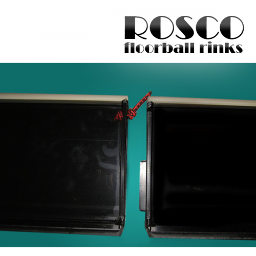 Rosco Wheelchair Floorball/Hockey Bande - 20 cm i Højden - 16x26 meter, sort - Billede 2