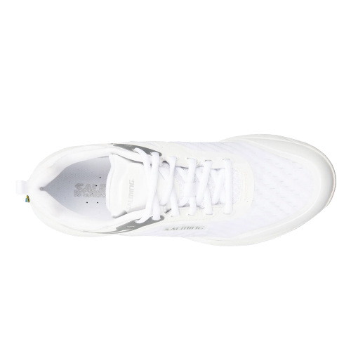 Salming Fusion Pro Shoe Men - Floorballsko - white / silver - Billede 6