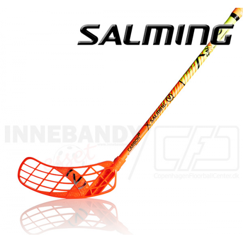 Salming Q5 CarbonX 29 orange/yellow - Floorballstav - Billede 3