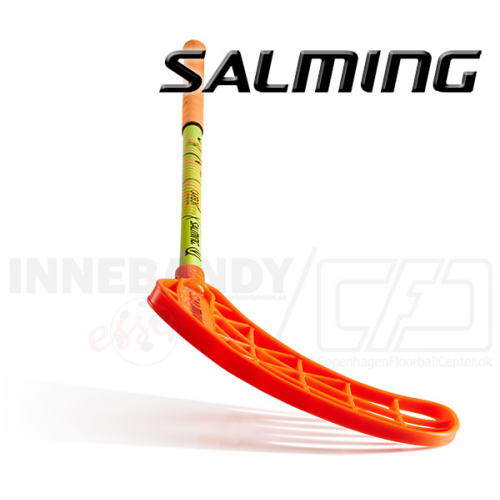 Salming Q5 CarbonX 29 orange/yellow - Floorballstav - Billede 4