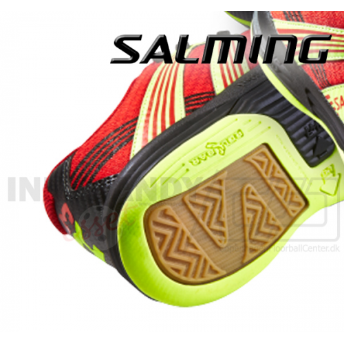 Salming Race R3 3.0 Junior - Floorballsko - red / yellow - Billede 4