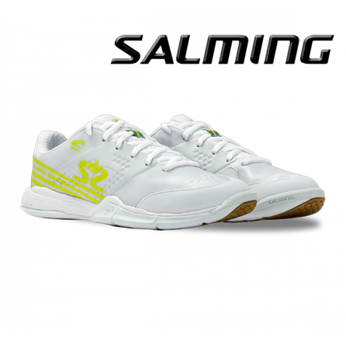 Salming Viper 5 Women - Floorballsko - white / lime punch - Billede 3
