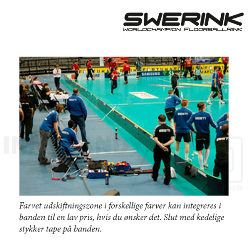 Swerink Floorball Bander, sort - Fullsize bane 20x40 meter - Billede 7