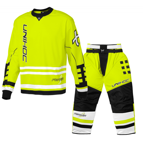 Unihoc Feather Målmandssæt neon yellow - Billede 2
