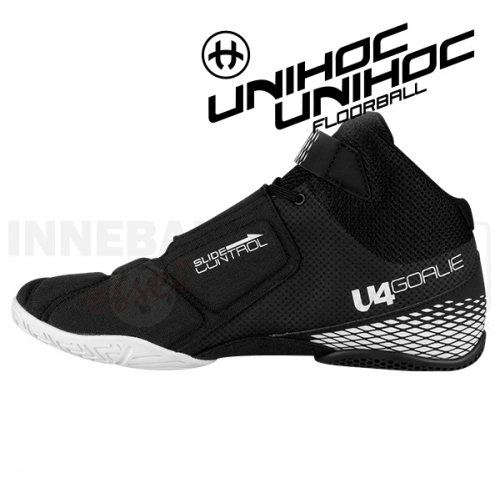 Unihoc U4 Goalie Shoe black - Billede 3